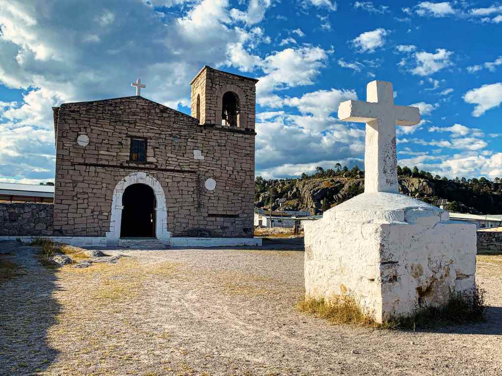 Cusarare Mission near Creel in Mexico's Chihuahua State (Photo by Mark Stachiew)